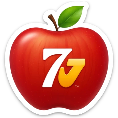 From the bottom right Now more apple emoji like (simpler), with the 707 bigger and more obvious sticker