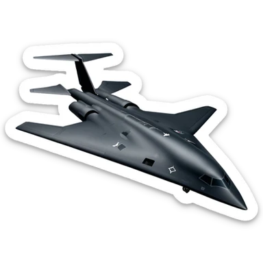 B-2 Spirit bomber - Northrop B-2 (Model Year: 2021) (Iconic colour: Stealth black) sticker