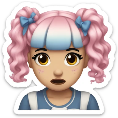 Melanie Martinez crying  sticker