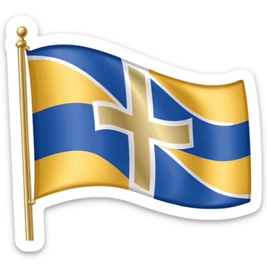 reformed anglican flag sticker