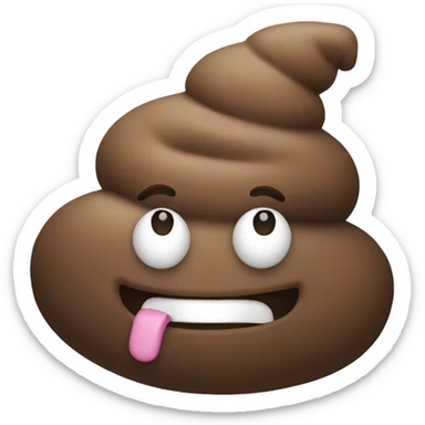 Smiling Poop  sticker