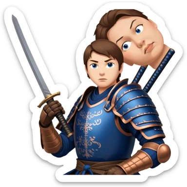 Vigilant Samurai sticker