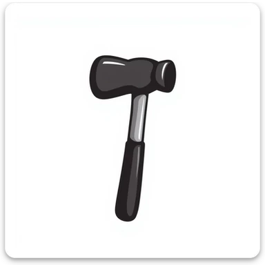 a hand drawn doodle of a construction tool sticker