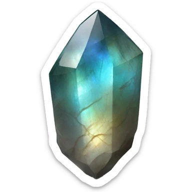 labradorite crystal sticker