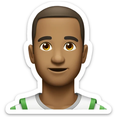 Coração bege sticker