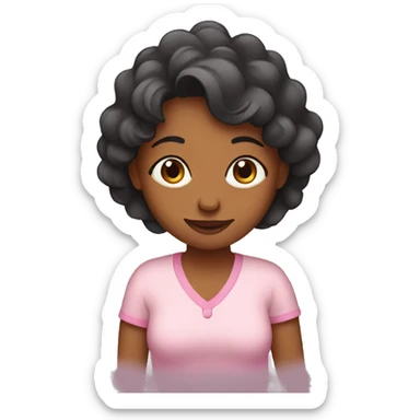 nursuring woman sticker