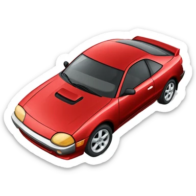 Toyota celica 2000 red sticker