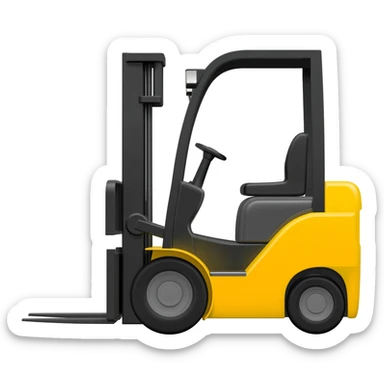 Just a simple electric forklift sticker