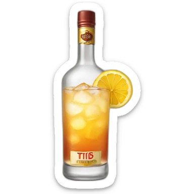 titos vodka drink sticker