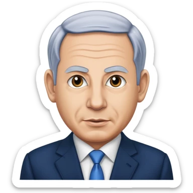 benjamin netanyahu sticker