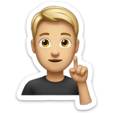 idk person gesture sticker