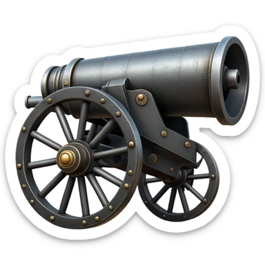 Cañon de guerra sticker