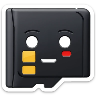 memory SD card sticker