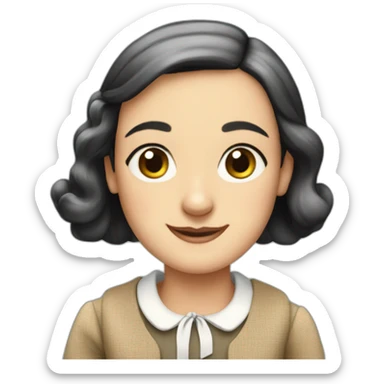 Anne Frank sticker