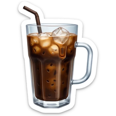 Iced coffee aesthetic sticker