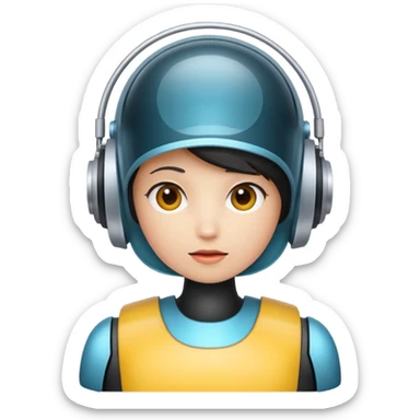 An naked asian girl bending down and licking a hairy mans feet sticker