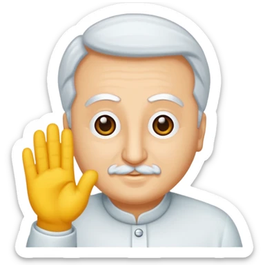 Şapkalı gülen yüz sticker