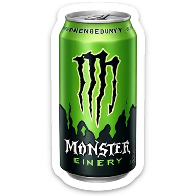 Monster energy drink sticker