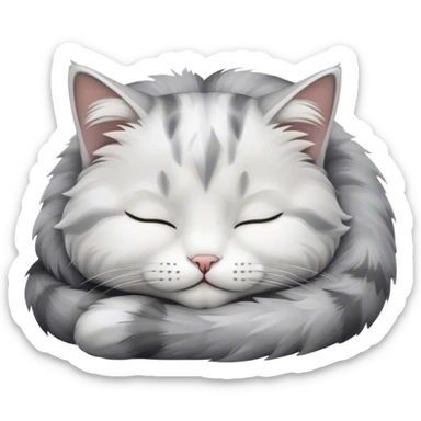 Sleeping cat cute sticker