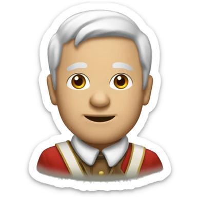 Maialino natalizio  sticker