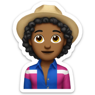 Bisexual puerto rican sticker