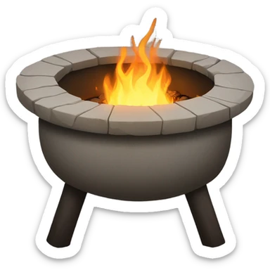 Fire pit  sticker