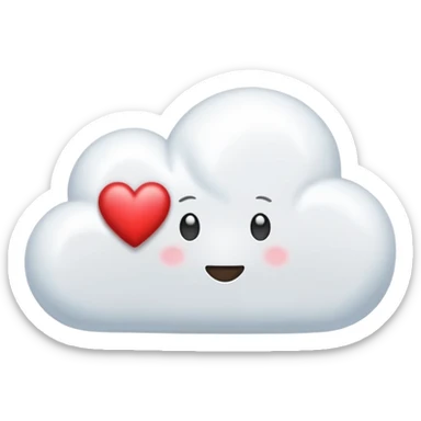 Puedes hacerme una nube pensando y dentro ese emoji sticker