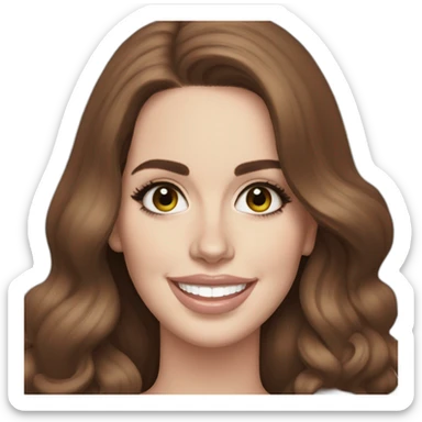 happy lana del rey sticker