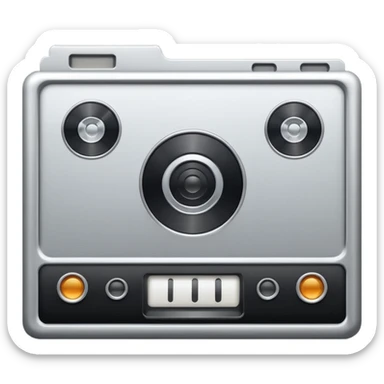 mac os icon physical film 60s recording sticker