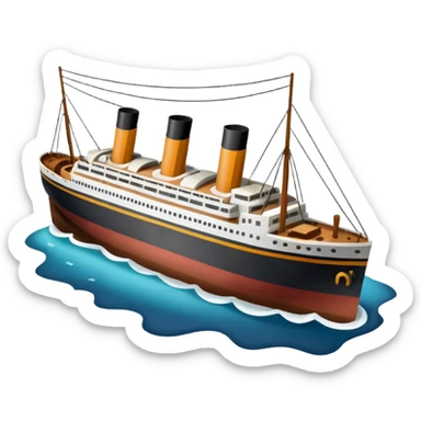 titanic wreck sticker