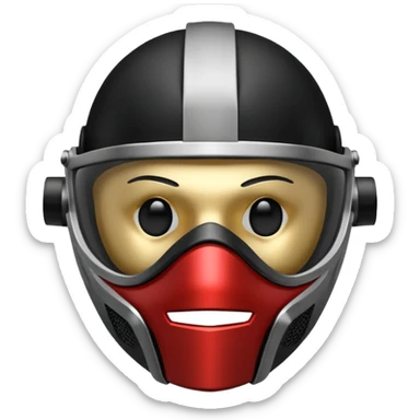 fencer mask sticker