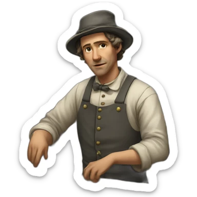 Victorian-Era-poor-factory-worker sticker