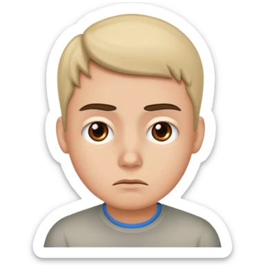 unimpressed and bored  sticker