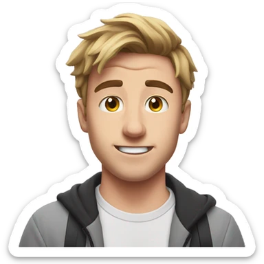 mrbeast in real life sticker