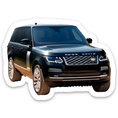 Range Rover (2022) – cinematic-realistic Range Rover, its elegant black body gleaming under the soft light of dawn as it glides effortlessly across rugged terrain. The powerful V8 engine hums as it conquers rocky hills and dense forests, blending luxury with off-road prowess. Inside, the cabin is an oasis of comfort, showcasing leather, wood, and the latest technology in a seamless, sophisticated design. sticker