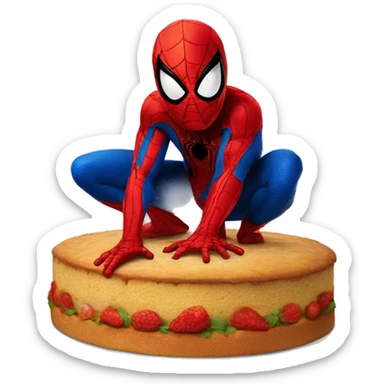 Torta de Spider-Man  sticker