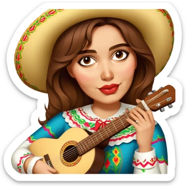 Mariachi Musician sticker