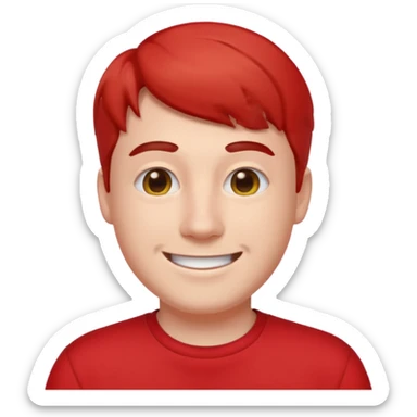 Make a emojis of mr beast face same to same real face  sticker