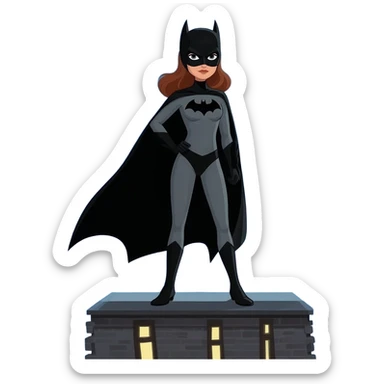 bat girl sticker
