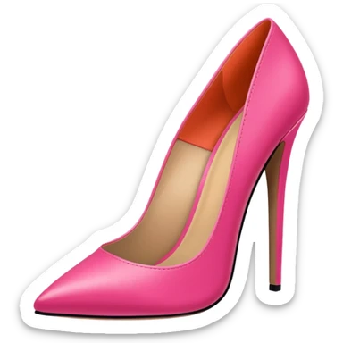 Hot pink Heels sticker