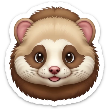 🦉hazlo asi,como un huron en emoji sticker