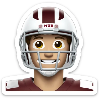 josh allen, a white man, wearing number 17 sticker