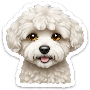 Maltipoo dog sticker