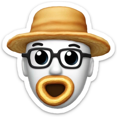 churros con azúcar mascarada sticker