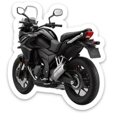 Honda cb500x color black sticker