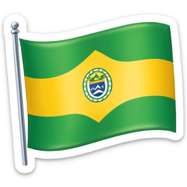 Crie um emoji da bandeira do Rio de Janeiro sticker