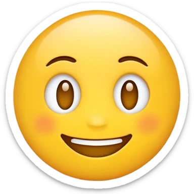 Yellow emoji with a sigma face ￼ sticker