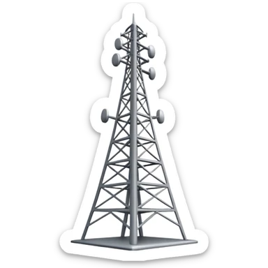 telephone tower sticker