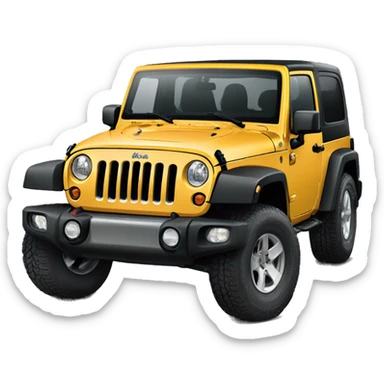 JEEP wrangler jk gobi hardtop front angle sticker