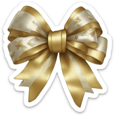 A really fancy bow  sticker